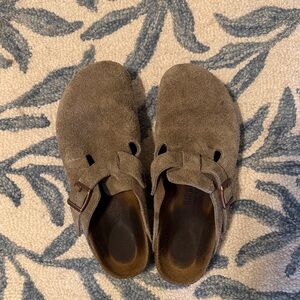 Men's Suede Slip-On Shoes - Brown